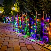 Гирлянда Бахрома 6х0,7м 300Led мульти свет прозрачный провод 3м IP44 ULD-B6007-300 UL-00008556 Uniel