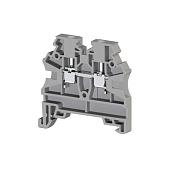 Клеммник на DIN-рейку 2,5 мм.кв (серый) AVK2.5 RD 304200RP KLEMSAN