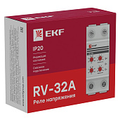 Реле напряжения RV-32A (сквозное подкл.) EKF PROxima