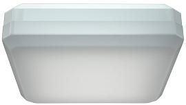 Светильник квадратный под КЛЛ опал 1х18 G11 IP 54 K 300/118 HF  1135000170 Световые Технологии