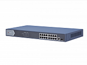 Коммутатор неуправляемый 16-портовый гигабитный DS-3E0526P-E/M HikVision