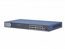 Коммутатор неуправляемый 16-портовый гигабитный DS-3E0526P-E/M HikVision