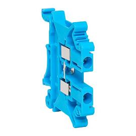 Колодка клеммная винтовая 2.5 UT синяя scr-ut-2,5-b EKF
