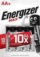 Батарейка (элемент питания) LR6 MAX MAX E91/АА BP4 Alkaline 2926 Energizer