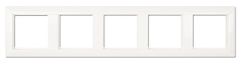 Рамка для розеток и выключателей 5 постов Ecoprofi белый EP485WW JUNG