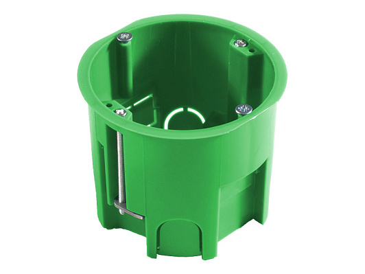 Изображение товара Коробка установочная с металлическими лапками скрытой установки в гипсокартон 68x60мм IP20 КУ1205 HEGEL