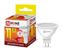 Лампа светодиодная LED-JCDR-VC 11Вт 230В GU5.3 3000К 820Лм 4690612020341 IN HOME