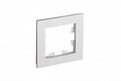 Рамка для розеток и выключателей 1 пост Atlasdesign Nature мрамор крем роял ATN343101 Schneider Electric