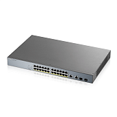 Коммутатор L2 PoE+ для IP-видеокамер, rack 19", 24xGE PoE+ ZX-GS1350-26HP-EU0101F ZyXEL