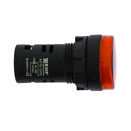 Лампа сигнальная (светодиодная матрица) AD16-22HS красная 12В AC/DC ledm-ad16-r-12 EKF PROxima