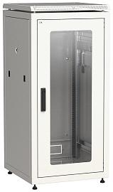 ITK Шкаф сет. 19" 28U 600х600, стек.пер.дверь сер. (место 2) LN35-28U66-G IEK