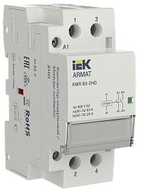 Контактор модульный ARMAT KMR 63А 24В AC/DC 2НО AR-KMR20-063-20-024 IEK