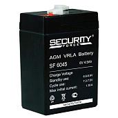 Аккумулятор свинцово-кислотный (аккумуляторная батарея) 6 В 4.5 А/ч SF 6045 Security Force
