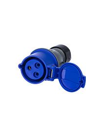 Розетка кабельная силовая Easy&Safe 232EC6, 32А, 2P+E, IP44, 6ч 2CMA102031R1000 ABB