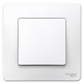 Изображение товара Переключатель одноклавишный BLANCA скрытой установки 10А 250В проходной (сх.6) в сборе белый BLNVS010601 Systeme Electric