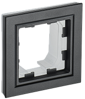 Рамка 1-местная IP44 РУ-1-БрЧ-44 черный BR-M12-44-K02 BRITE IEK