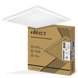 Светильник светодиодный ДВО/ДПО 36Вт ДВО-02-3665-ПРИЗМА 6500К 3800 Лм 595х595х19 IP40 4690612038179 NEOX