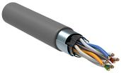 Витая пара экранированная F/UTP кат.6 4x2x0,57 (23 AWG) PVC Серая одножильная внутренняя LC1-C604-311 ITK