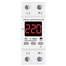 Реле напряжения RE V-40A 46-237 Rostokelectro