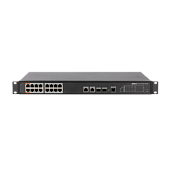 Коммутатор 16-портовый управляемый PoE DH-PFS4218-16ET-190 DAHUA