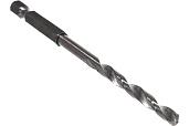 Сверло по металлу HEX 1/4" Р6М5 5,0х106 мм блистер ПРАКТИКА 037-602