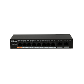 Коммутатор 8-портовый неуправляемый PoE DH-PFS3010-8ET-96 DAHUA