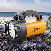 Фонарь-прожектор PA-601 АЛЬФА 19xLED+24xLED, литий 3Ач, ЗУ 220V+12V, карт Б0031036 ЭРА