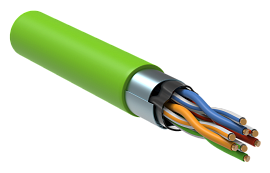 Витая пара F/UTP кат.5E 4x2х24AWG solid LSLTx нг(А)-LSLTx зеленый (305м)  (LC1-C5E04-322) ITK
