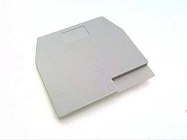 ABB клемма. Торц. изолятор для M70/22 серый FEM22 (ENT1SNA113065R1500) /уп.10шт/