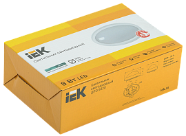 Светильник LED ДПО 5020 8Вт 4000K IP65 овал белый IEK