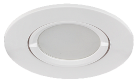 Светильник 4104 LIGHTING встраиваемый под лампу MR16 круг пластиковый белый IEK