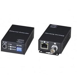 SC&T IP09CK Комплект удлинителей Ethernet по коаксиальному кабелю, включает приемник и передатчик