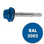 Саморез кровельный RAL-5005 синий 4,8х51