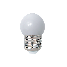 Лампа светодиодная 1,0Вт Е27 G45 3000К 80Лм мат 220В Шар PLED-ECO .5040649 Jazzway