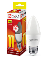 Лампа светодиодная 11 Вт E27 C37 3000К 990Лм 230В LED-СВЕЧА-VC 4690612020488 IN HOME
