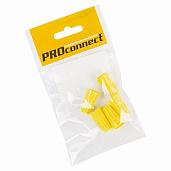 Соединительный изолирующий зажим "СИЗ-4" (1,5-9,5 мм²), желтый, (5шт.) PROconnect 07-5214-5-9