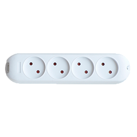 Колодка 4N-SMART 4-х местная 10А 5240 4690612010458 IN HOME