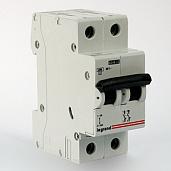 Выключатель автоматический модульный TX3 25А 2П двухполюсный C 6кА 404044 Legrand