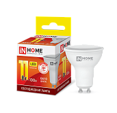 Лампа светодиодная LED-JCDRC-VC 11Вт 230В GU10 3000К 820Лм 4690612023465 IN HOME