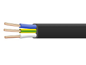Кабель ВВГнг(A)-LS-П 3х2,5 ок(N,PE)-0,66 ПромЭл 55001238 (10м)