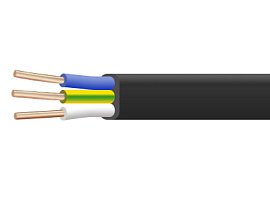 Кабель ВВГнг(A)-LS-П 3х2,5 ок(N,PE)-0,66 ПромЭл 55001238 (10м)
