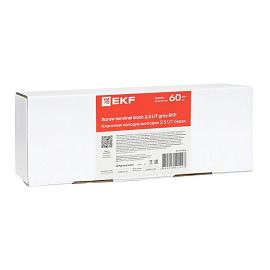 Колодка клеммная винтовая 2.5 UT серая scr-ut-2,5-g EKF