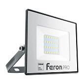 Прожектор светодиодный 30Вт LL-1000 6400K 3000Лм LED OSRAM IP65 AC175-265V/50Hz черный 41539 Feron Pro