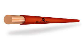 Провод ПуВ 1х4 красный (ПВ1) Дмитров-кабель (1м)