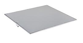 Панель светодиодная ЛУО-4008-L 36Вт 6500К IP40 серебро без драйвера LPS-4008-L-36-6500 EKF