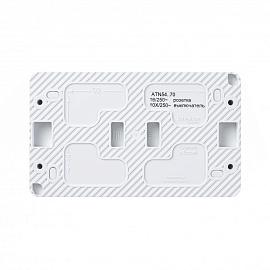 Блок AtlasDesign Profi54 открытой установки выключатель одноклавишный 10А + Розетка Schuko 2P+E с заземлением 16А белый IP54  ATN540170 Systeme Electric