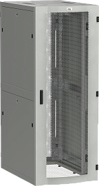 Шкаф серверный 19" 42U 800х1000мм передняя дверь двухстворчатая перфорированная задняя дверь перфорированная серый RAL 7035 ITK LINEA S