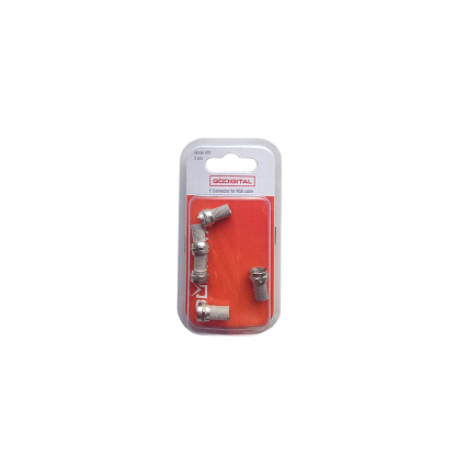 Изображение товара Разъем F резьбовой для кабеля RG-6 GODIGITAL 405 (5 шт)
