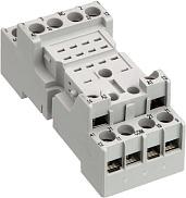 Цоколь для реле промежуточного CR-M2SS (стандартный) CR-M 2ПК 1SVR405651R1000 ABB