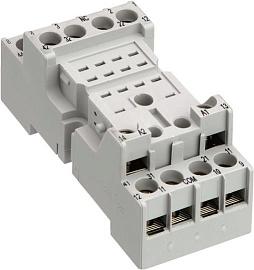 Цоколь для реле промежуточного CR-M2SS (стандартный) CR-M 2ПК  1SVR405651R1000 ABB